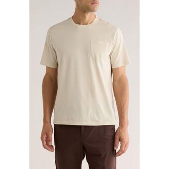 14th & Union Peached Jersey Pocket T-Shirt in Ivory Honey at Nordstrom Rack, Size Xx-Large