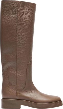 Casadei Charlie Leren Hoge Laars - Dames - Hoge Laarzen - Bruin - 36 1/2 EU - Leer - Schoenen