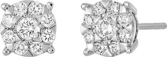 Bony Levy Mika Diamond Stud Earrings in 18K White Gold at Nordstrom Rack
