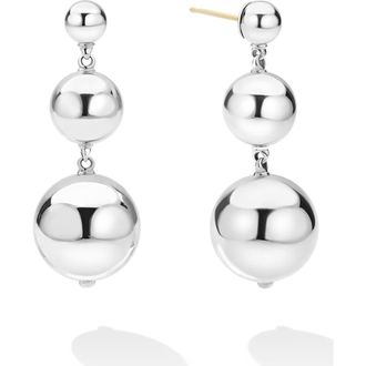 Lagos Caviar Bubbly Drop Earrings in Silver at Nordstrom