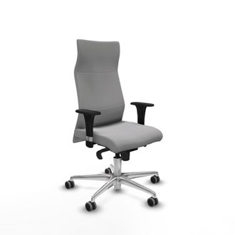 Piqueras y Crespo Sill&oacute;n De Oficina Piqueras Y Crespo B1c086g Gris Claro