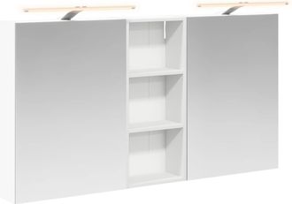vidaXL Juego De Muebles De Ba&ntilde;o 3 Uds. 130 X 14,5 X 70 Cm Vidaxl