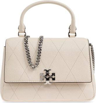 Tory Burch Accessoires, Dames, Beige, ONE Size, Leer, Charlie Chain Portemonnee