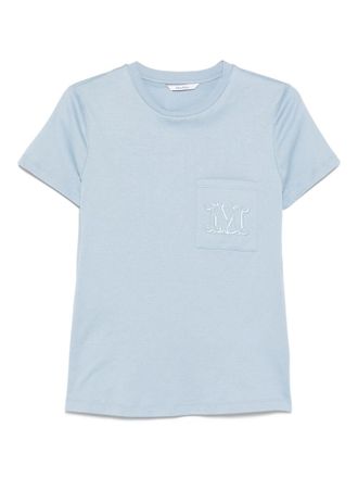 Max Mara Cotton T -Shirt mit Logo
