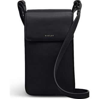 Radley London Westwell Lane Medium Phone Crossbody in Black at Nordstrom