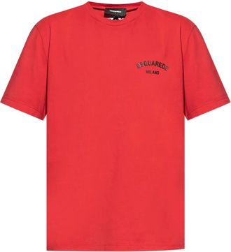 Dsquared2 T-shirt con logo - Rosso