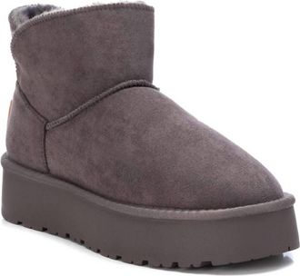 Xti Womens Suede Winter Boots In Grey