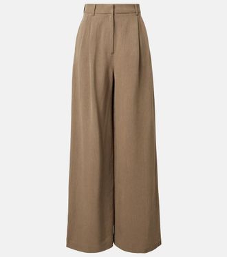 Frankie Shop Marfa pleated wide-leg pants