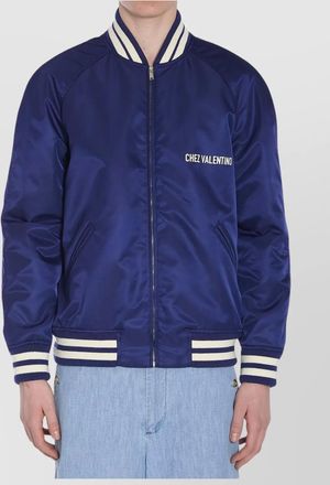 Valentino Garavani nylon bomber jacket light padding
