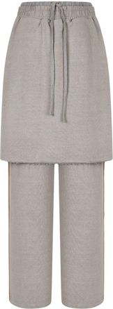TOMBOY layered skirt trousers - Grey