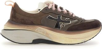 Premiata Hill 7896 Sneaker - Dames - Sneakers - Bruin - 36 EU - Leer - Schoenen