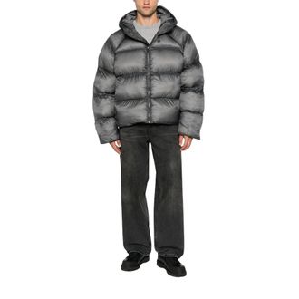 Daily Paper Clothing Piumino Dias con maniche raglan - - Jackets - Uomo - Grigio - S