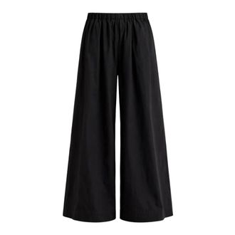 Meimeij Wide Trousers, female, Black, Size: S Wide Trousers