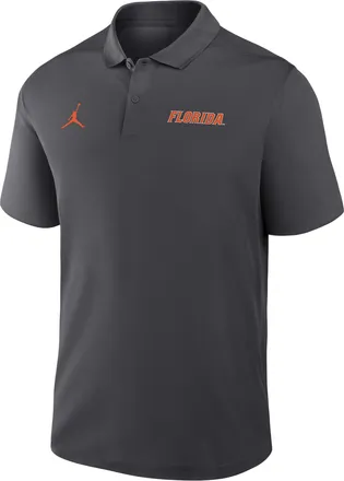 Nike Jordan Mens Florida Victory Jordan Brand Dri-FIT College Polo in Grey | 035806FUFN-P3P