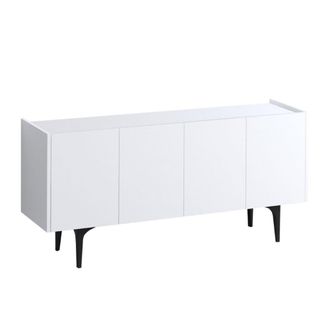 Calicosy Aparador 4 puertas blanco L150 cm