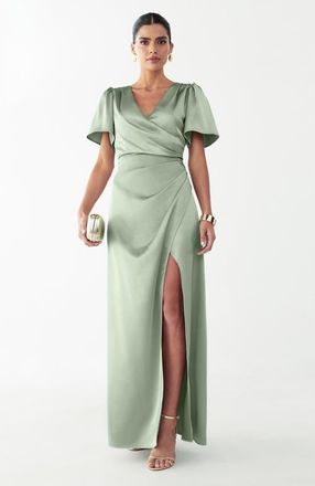 Willa Kimber Maxi Dress in Sage Green at Nordstrom, Size 4