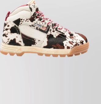 Autry high-top patterned ankle length boots