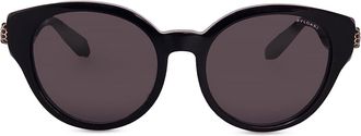 Bulgari BV40078F 01A Mens Sunglasses Black Size 54