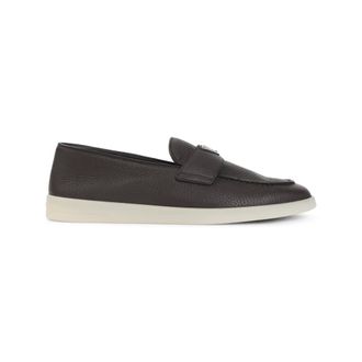 Prada Loafers, male, Brown, Size: 10 1/2 US Suede Loafers