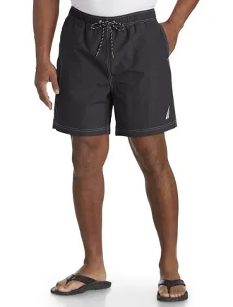 Nautica Swim Trunks in Navy at Nordstrom, Size 6X Big