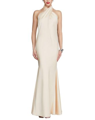 Halston Heritage Ninette Satin Gown