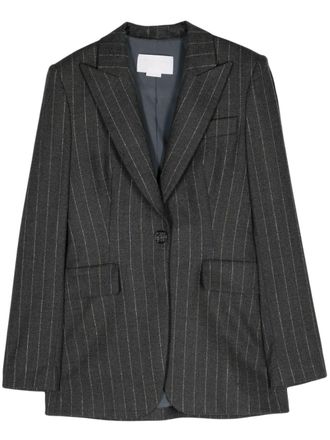 Genny pinstriped blazer - Grey