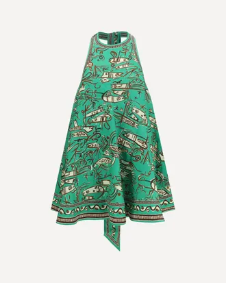 Alemais Fish Sticks mini linen Dress Female 8