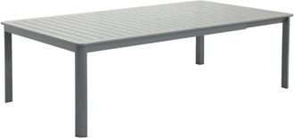 Sweeek Extendable aluminum garden table seats 12 anthracite 199/259x135x75 cm - Karo