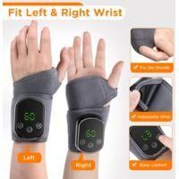 OEM Masajeador De Mu&ntilde;eca Port&aacute;til Con Funci&oacute;n De Calor Y Compresi&oacute;n, 3 Niveles De Calor/intensidad Ajustables, Pantalla Digital, Adecuado Para Masaje De M