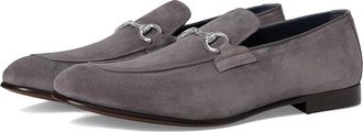 Johnston & Murphy Taylor Bit Mens Shoes Gray Italian Suede : 10.5 M, Leather/Suede