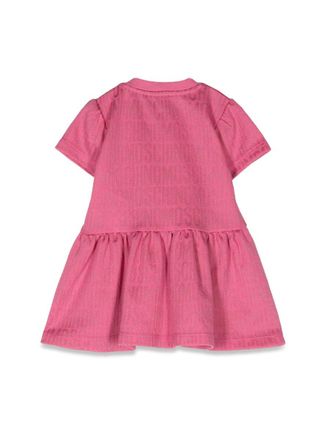 Moschino Polyester-Cotton Blend Dress - Pink