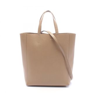 Celine Beige Leather Handbag Tote Bag (Pre-Owned)