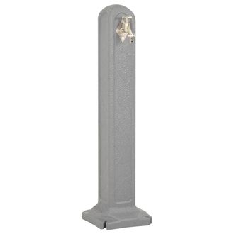 vidaXL Vidaxl - Cisterna De Jard&iacute;n Con Grifo Aspecto De Piedra Gris Claro