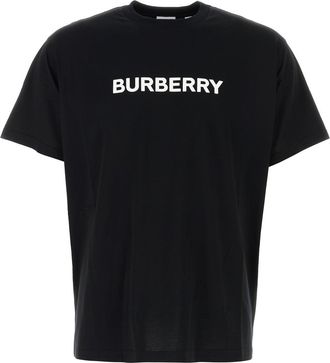 Burberry Black Cotton T Shirt