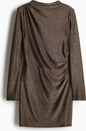 H&M Minikleid mit Schulterpolstern - Beige