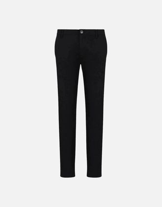 A|X Armani Exchange Mens Slim Fit Black Golf Chino Pants