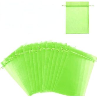 OEM Bolsas De Malla Para Insectos Y Mosquiteras, Malla Para Frutas, Malla Fina Para Jard&iacute;n (100 Unidades, 20x30 Cm) - Crezuo