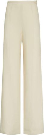 Taller Marmo Marlene palazzo pants - women - Acetate/Viscose - 36 - Neutrals
