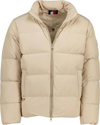 Tommy Hilfiger Jassen, Heren, Beige, XL, Polyester, Tommy Hilfiger winterjas beige