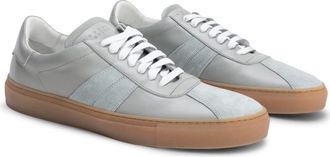 Robert Barakett Dalton Stripe Sneaker in Aqua at Nordstrom, Size 11.5