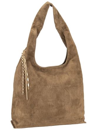 Fredsbruder FREDsBRUDER Leather Shoulder Bag Velvet Wild Hobo Khaki Olive Green