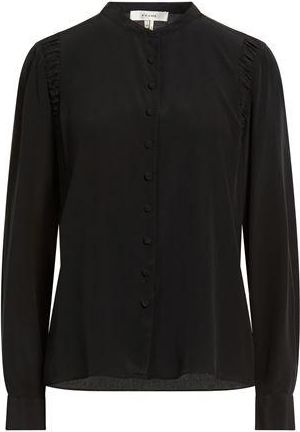 Frame Denim SHIRRED SHOULDER INSET BLOUSE