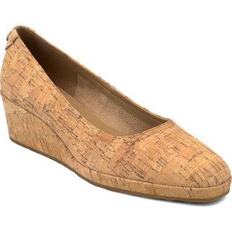 Aerosoles Roma Wedge Pump in Natural at Nordstrom, Size 8.5