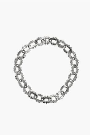 Off-white Silver-Tone Chain Necklace With All-Over Monogram size One Size