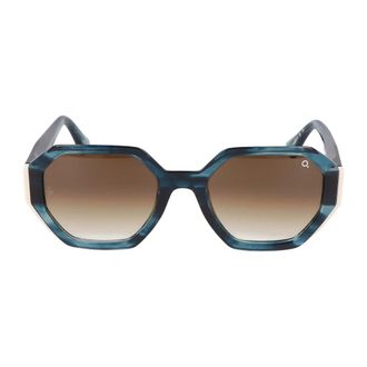 Etnia Barcelona Sunglasses, female, Blue, 52 MM, Colorful Irregular Sunglasses Derroche 52S
