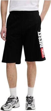 Diesel Korte Broeken, Heren, Zwart, L, Katoen, P-Crow-Div Shorts