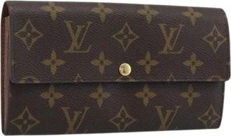 Louis Vuitton Portafoglio Lungo Pre-owned - - Pre-owned - Donna - Marrone - ONE SIZE