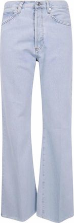 Frame Denim The Lax High Rise Wide Leg Flare Jeans