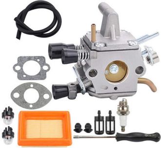 OEM Carburador - Fs120 - Para Desbrozadoras Y Taladros De Suelo - Compatible Con Motores 2 Tiempos - 1 Unidad