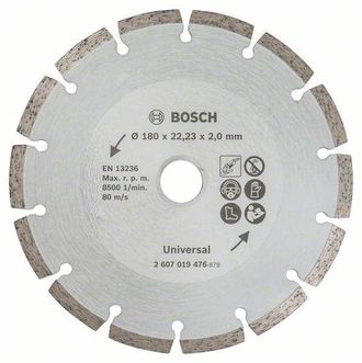 Bosch Disco De Diamante Para Material De Construcci&oacute;n, Di&aacute;metro: 180 Mm - 2607019476